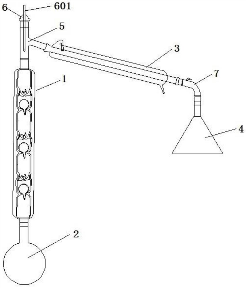 A kind of method for measuring coal tar three mixed naphthalene oil