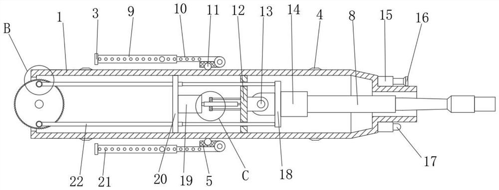 Oral cavity lesion tissue observation instrument