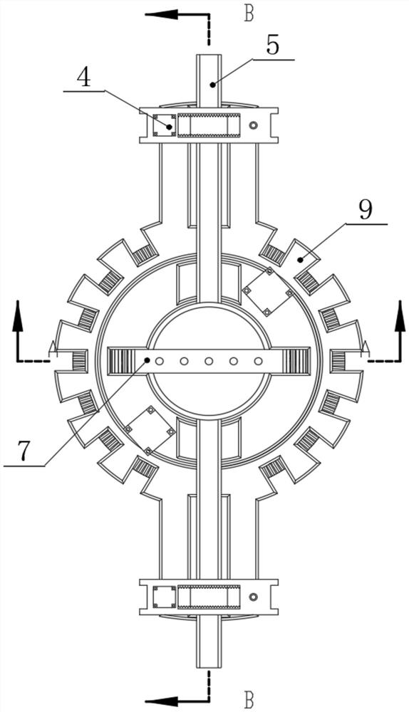 Node connecting device of hydraulic prefabricated assembly type concrete member