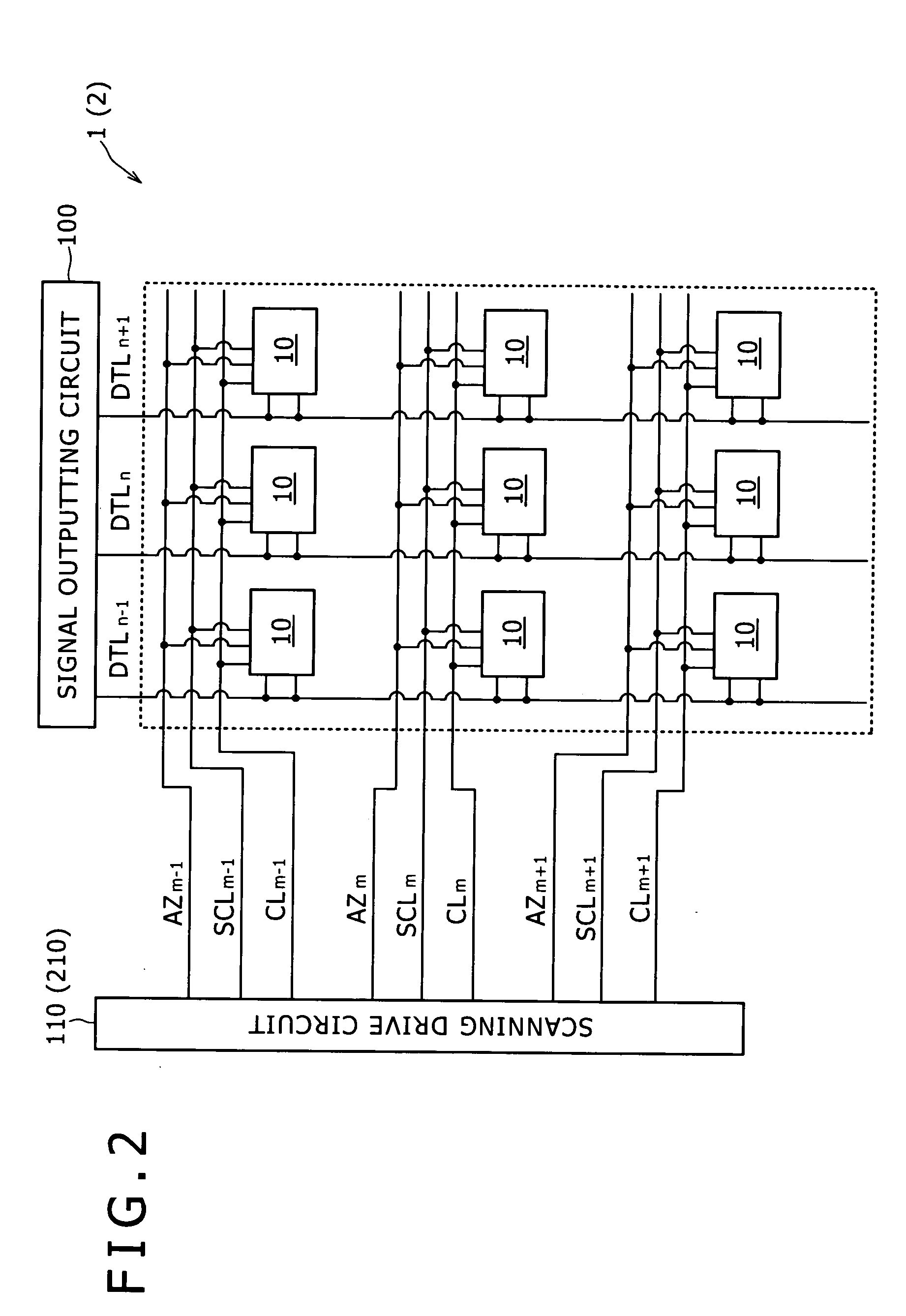 Scanning drive circuit and display device including the same