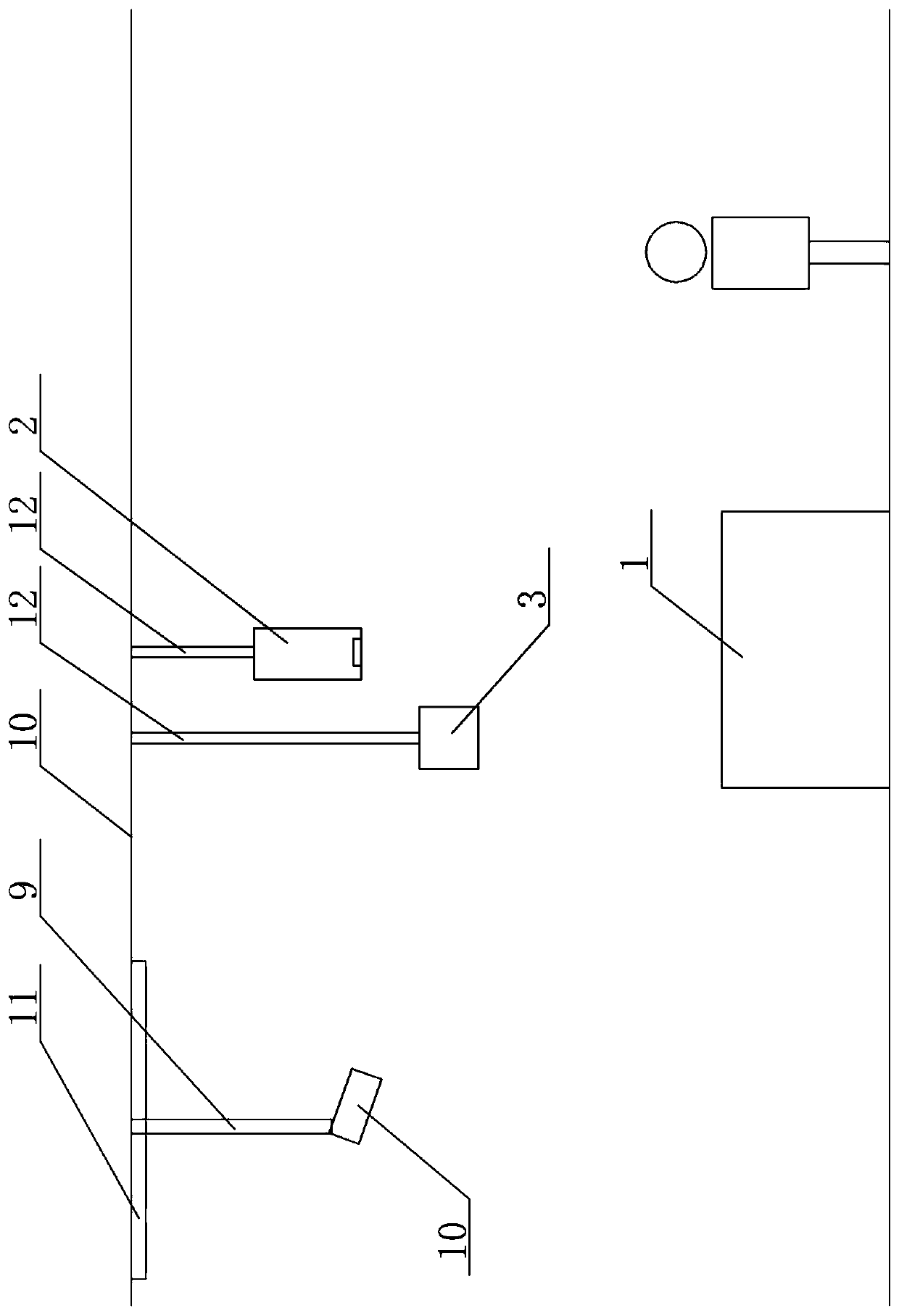 Intelligent stereoscopic vision temperature measurement ticket checking system