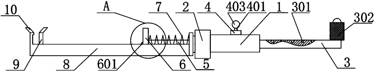 Glass gun capable of achieving convenient replacement of gun heads