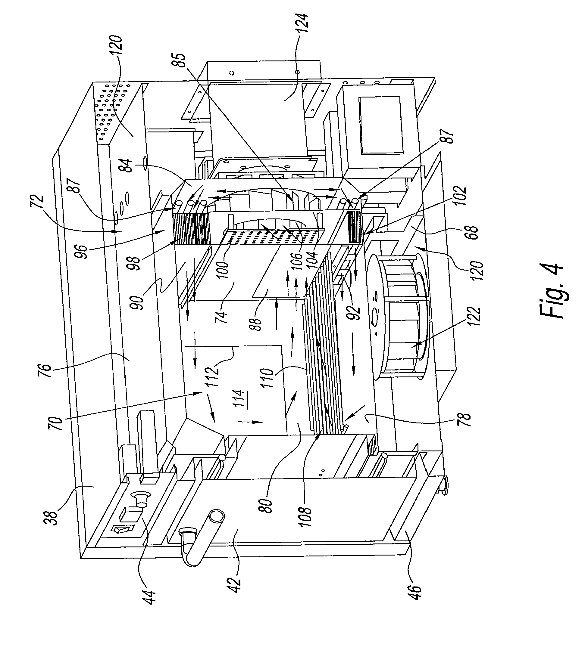 Cooking oven with energy saving mode and method