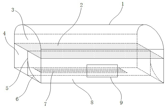 Attached jet flow tail end air supply device suitable for column/wall and ventilation system