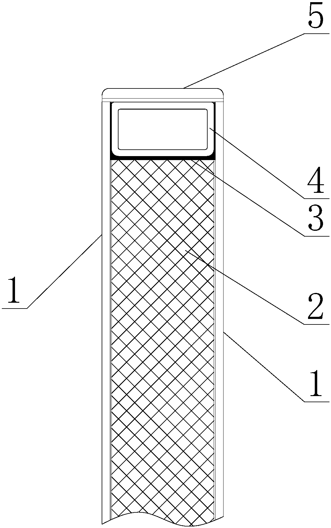 Aluminum honeycomb panel and edge sealing method thereof