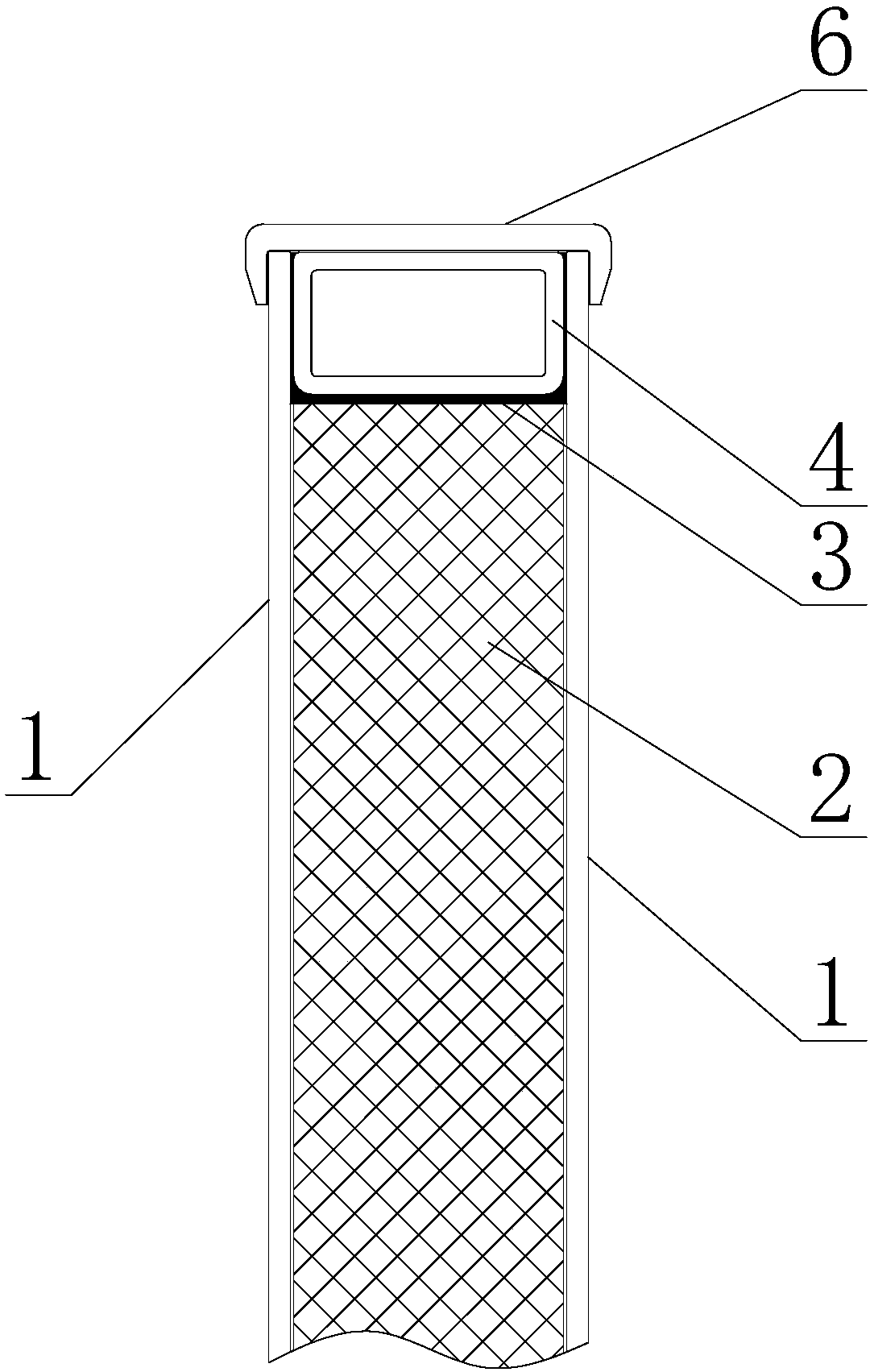 Aluminum honeycomb panel and edge sealing method thereof