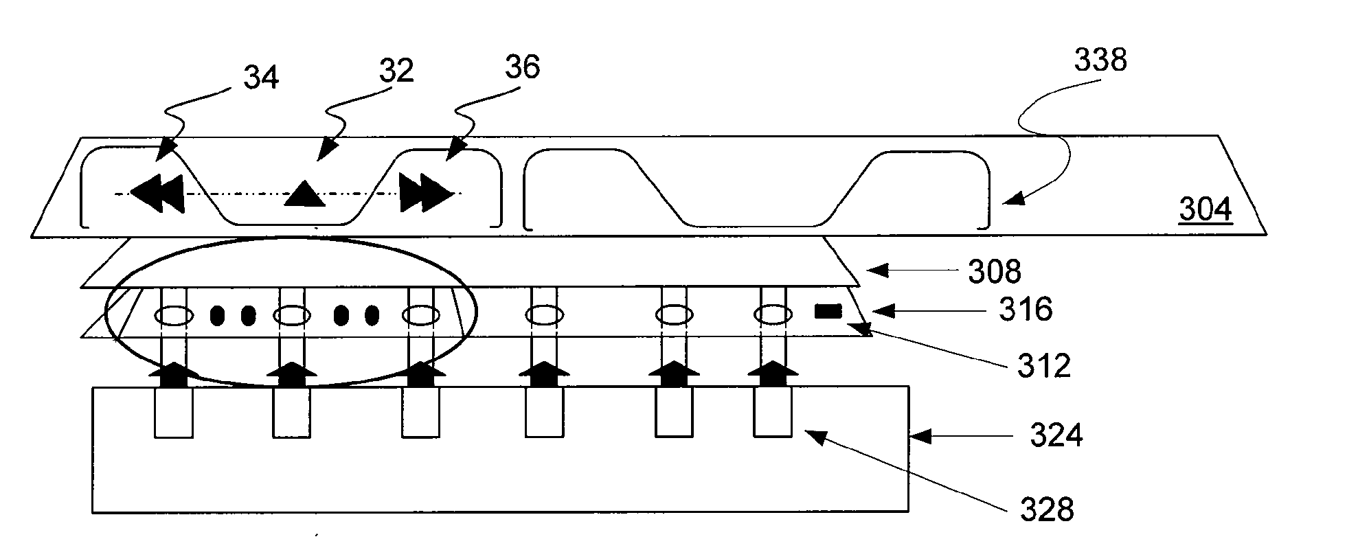 Input interface including push-sensitive mechanical switch in combination with capacitive touch sensor