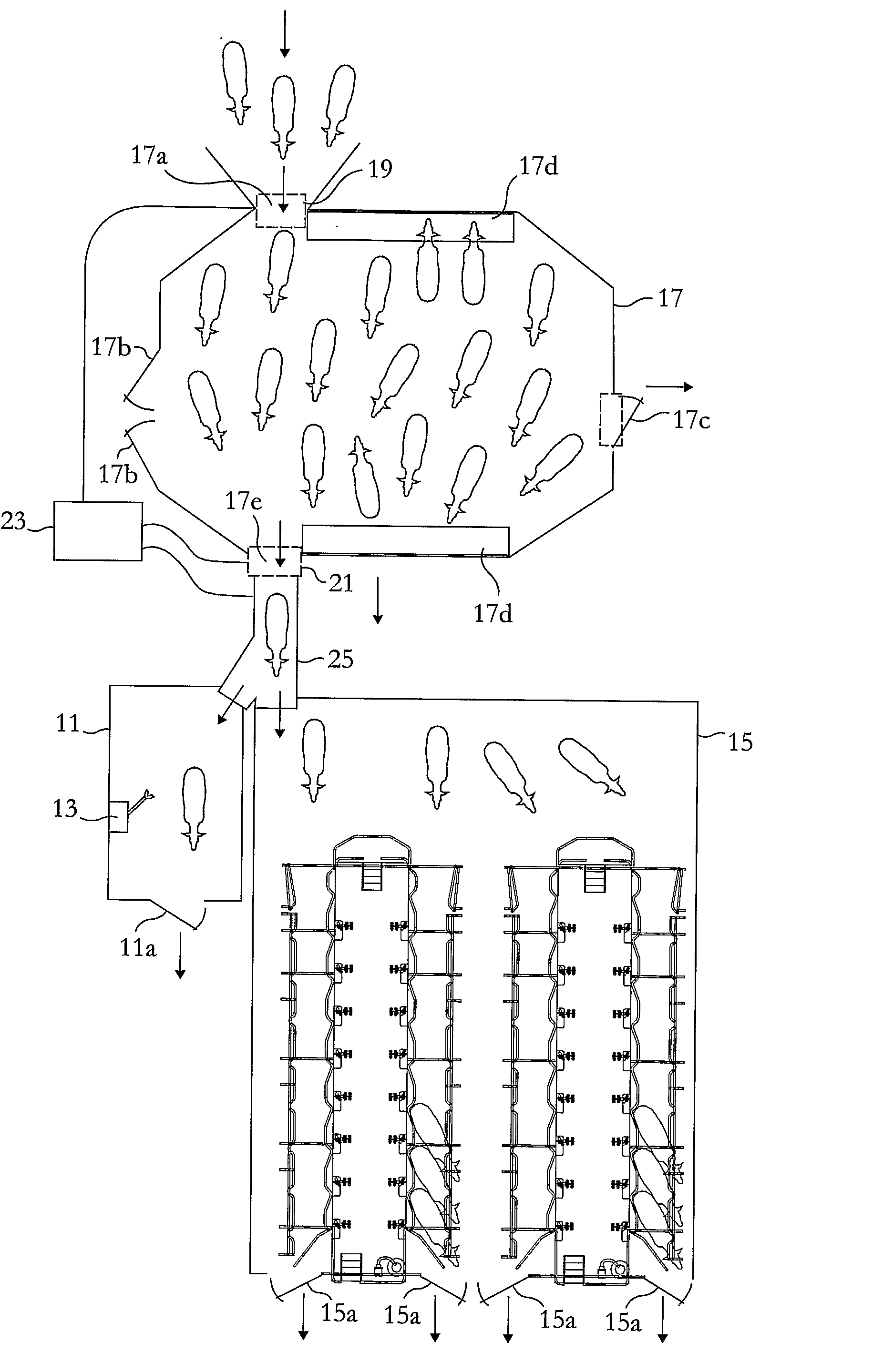 Arrangement and Method for Milking a Plurality of Milking Animals