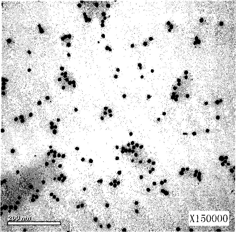 Method for preparing spherical silver nano granule