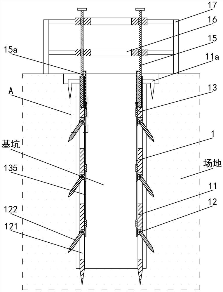 High-rise building foundation pile foundation construction method