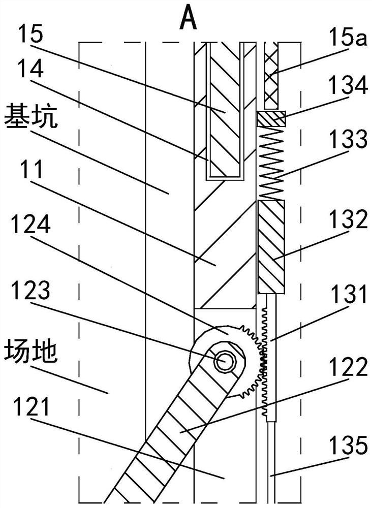 High-rise building foundation pile foundation construction method