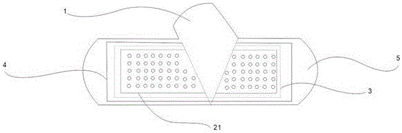 Comfortable polymolecular band aid