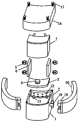 Abdomen fomentation device for gastroenterology department