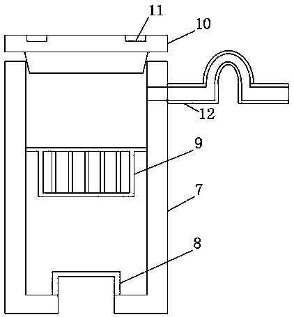 Abdomen fomentation device for gastroenterology department