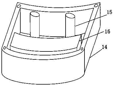 Abdomen fomentation device for gastroenterology department