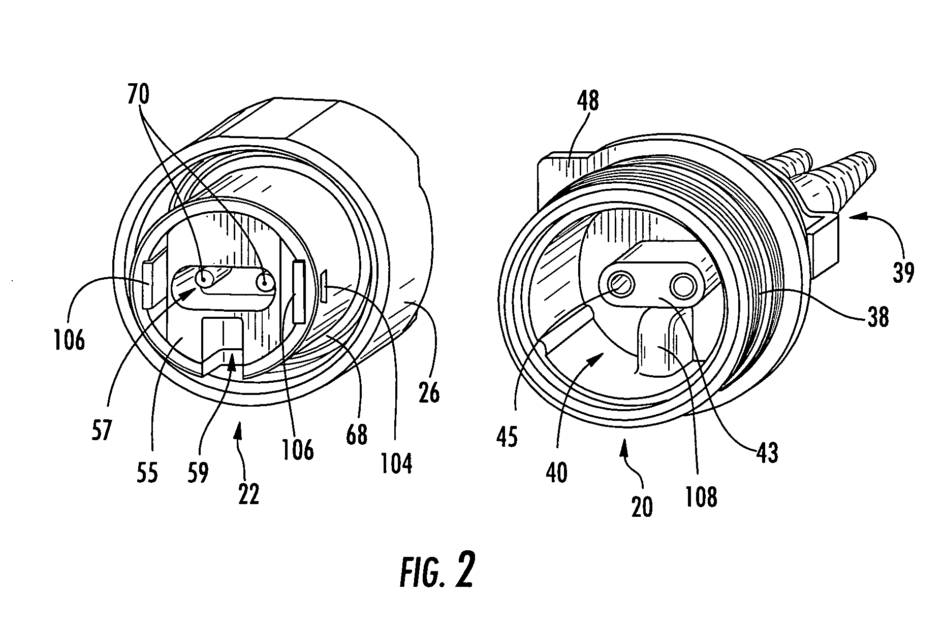 Fiber optic receptacle and plug assembly including alignment sleeve insert