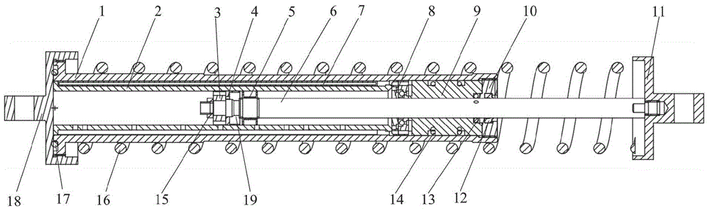 Small unmanned plane undercarriage buffer