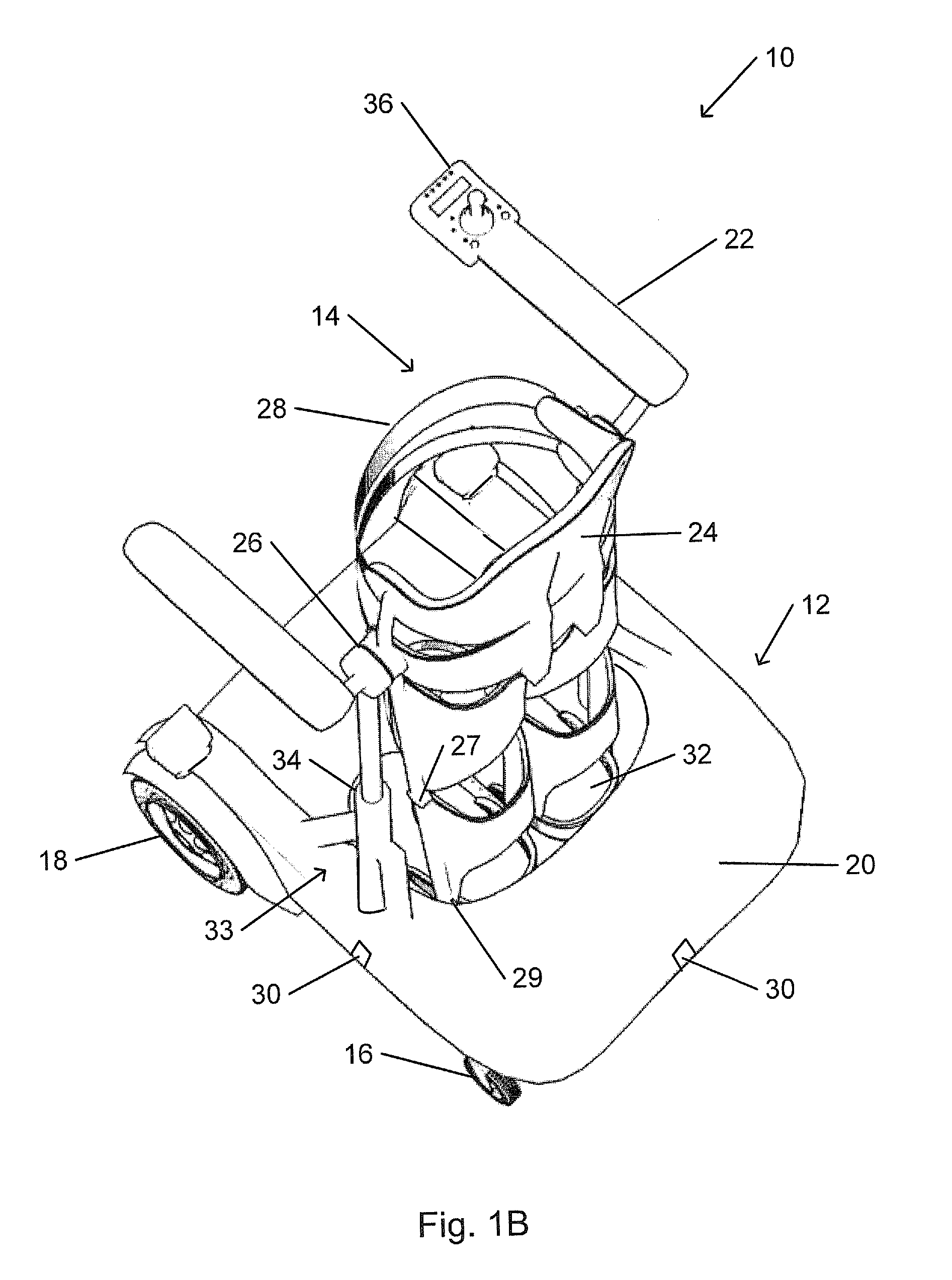 Standing wheelchair