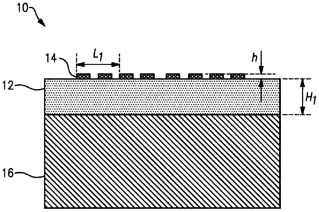 Elastic wave device with sub-wavelength thick piezoelectric layer