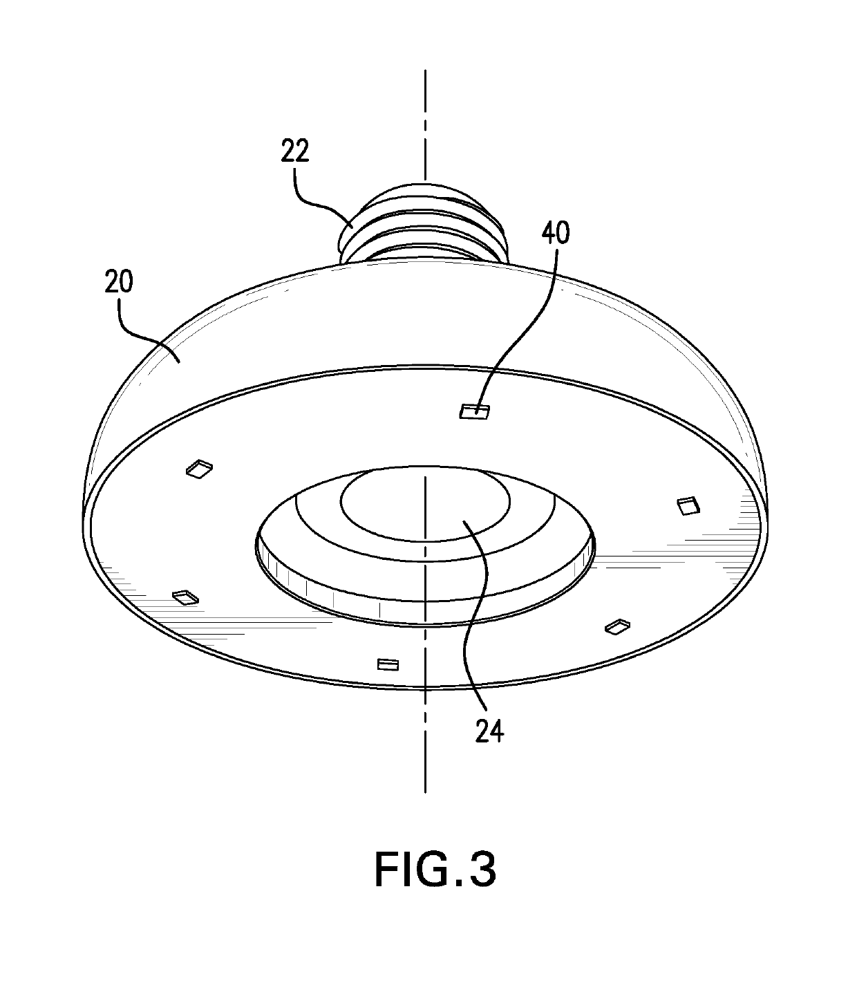 Insect control lighting device