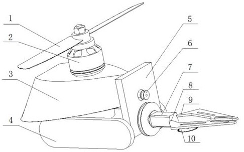 A small fruit-picking unmanned aerial vehicle and its working method