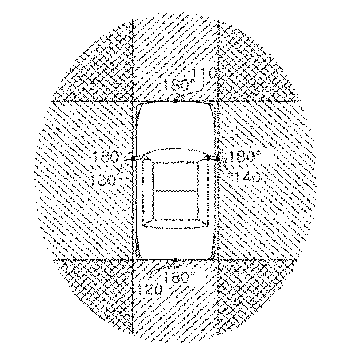 Lane departure sensing method and apparatus using images that surround a vehicle