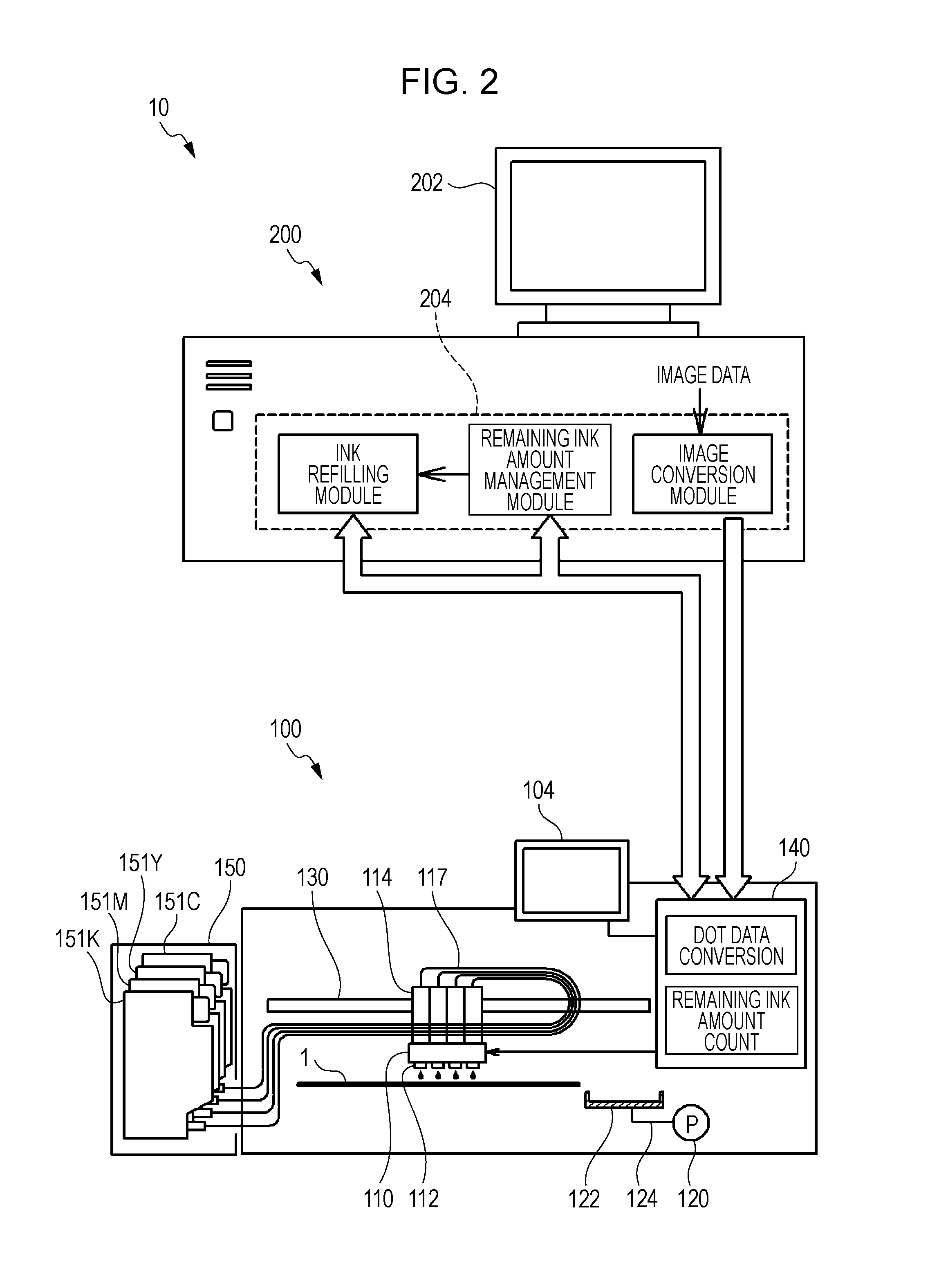 Printing system and program