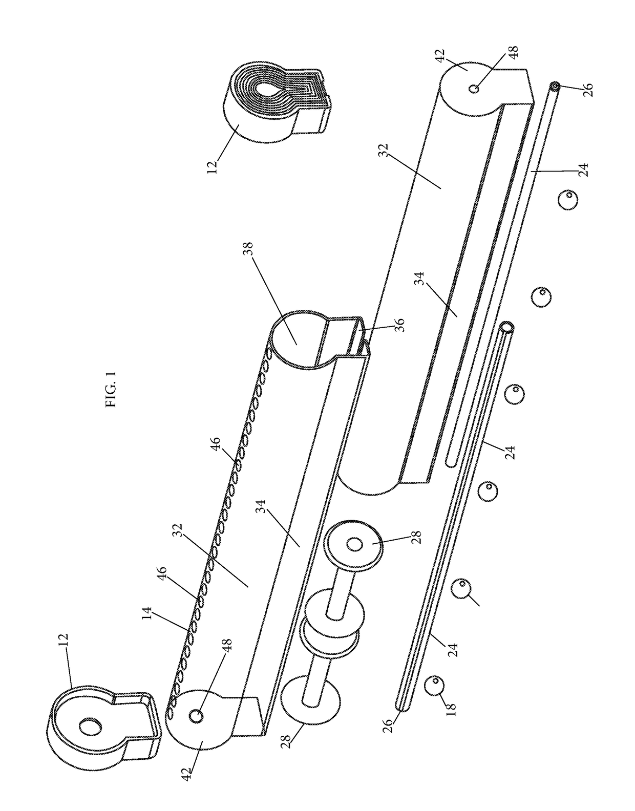 Arrangement for Dispensing Curtains