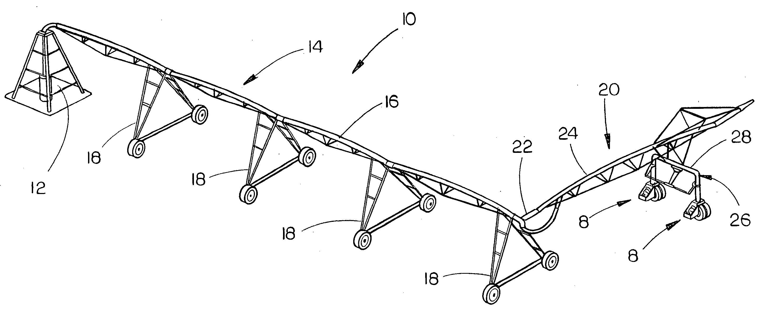 Flotation drive assembly for mechanized irrigation systems