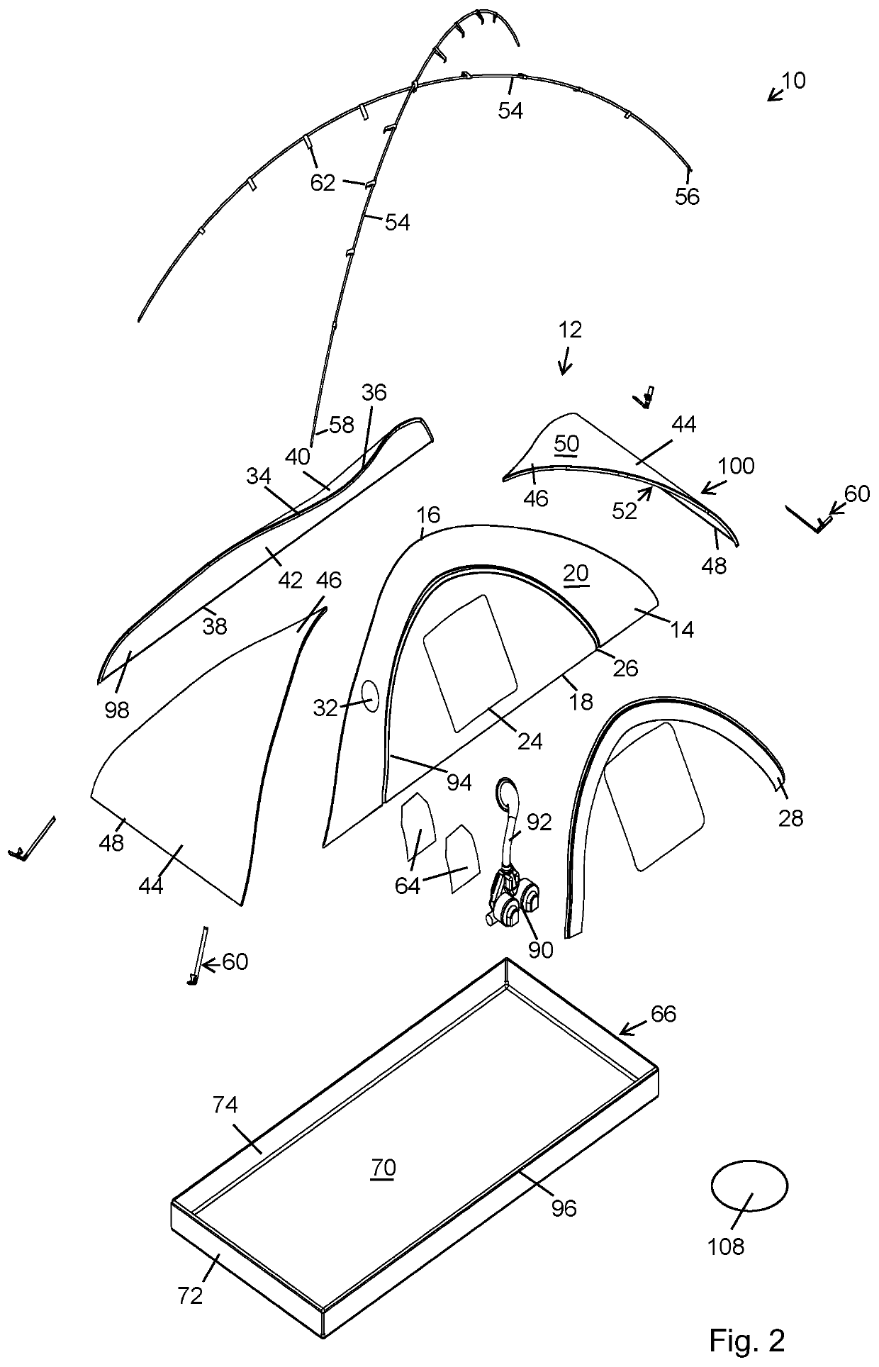 Chemical protective shelter system