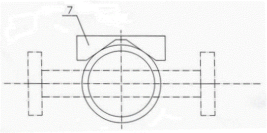 Crane wheel bearing pressing-in device