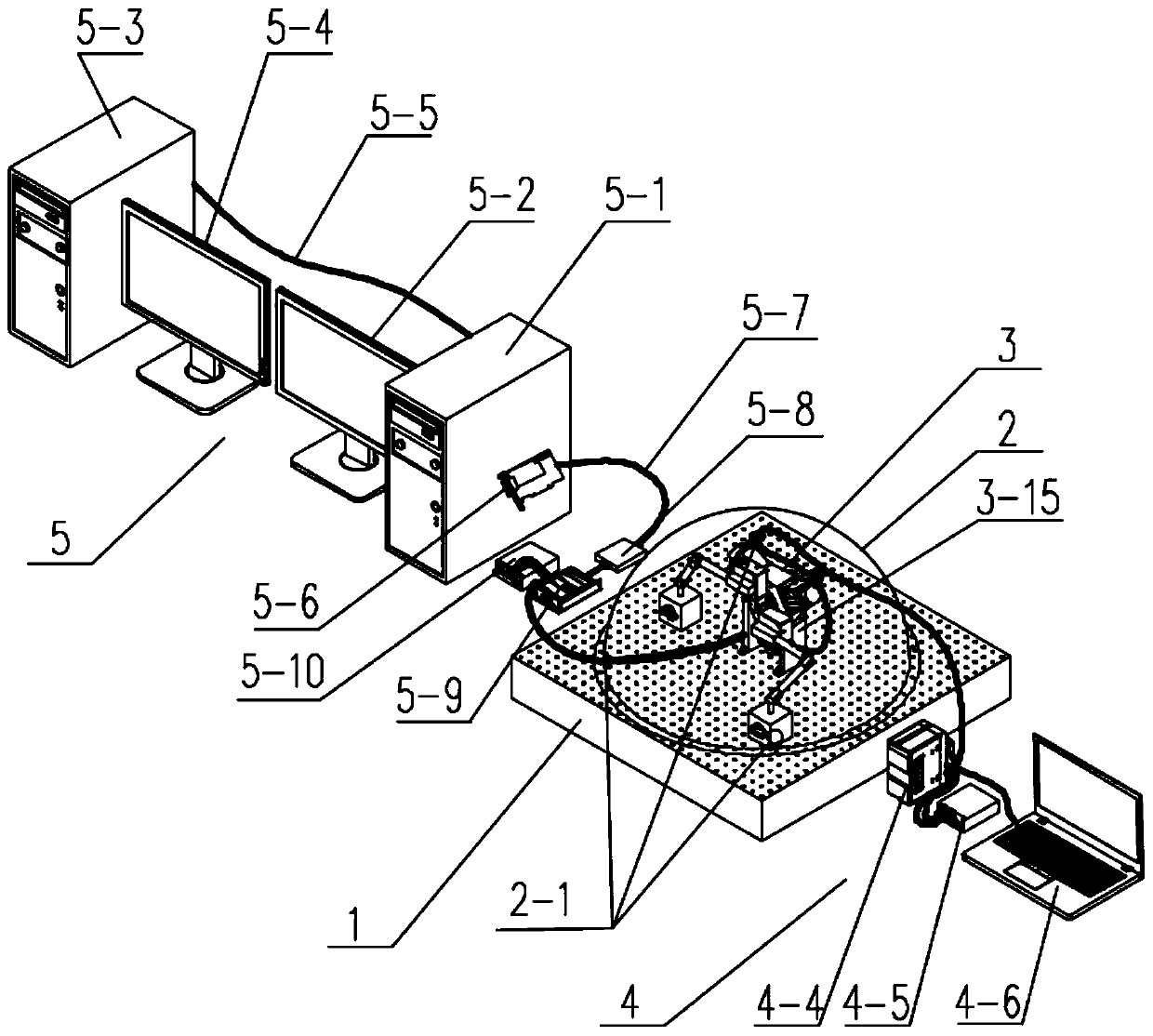 Ultrasonic radial bearing friction torque and high-speed operation stability testing device