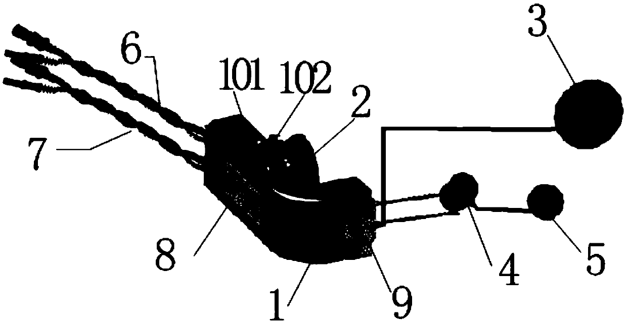 Active electrode detection device for electroretinogram and electro-oculogram