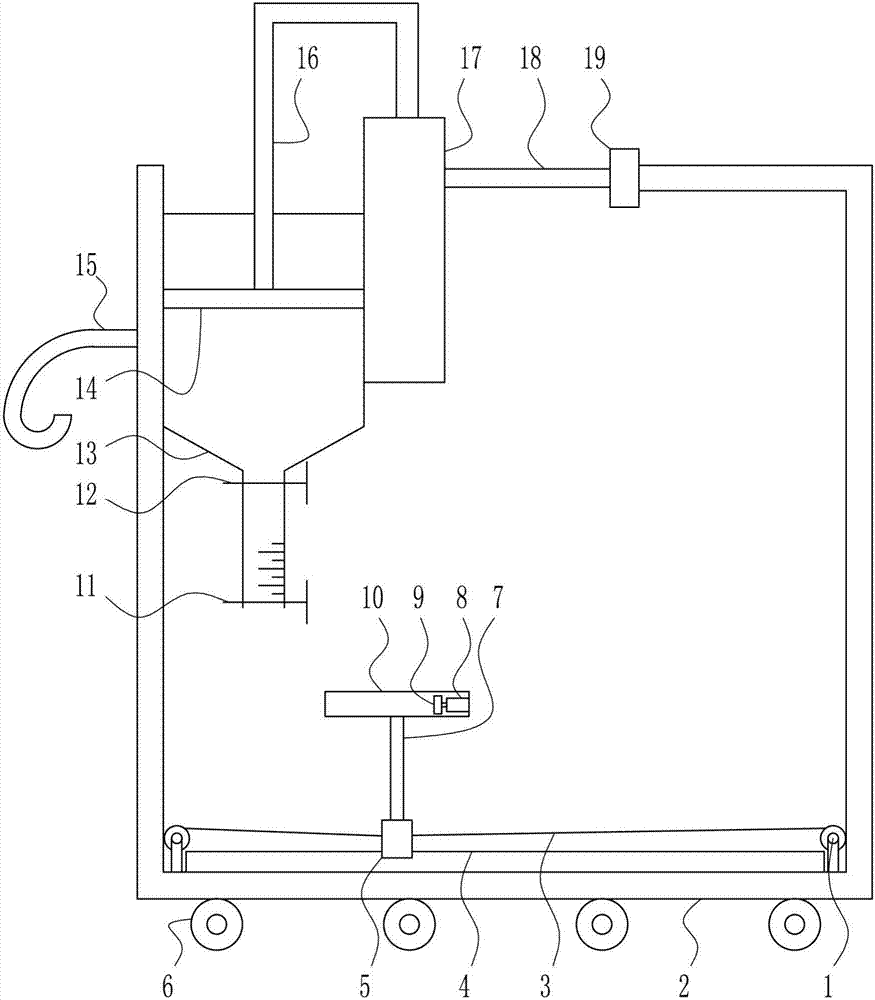 Shoe gluing device