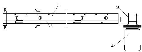 Curve simulation S-shaped wedge block compensation device