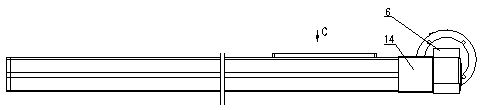 Curve simulation S-shaped wedge block compensation device