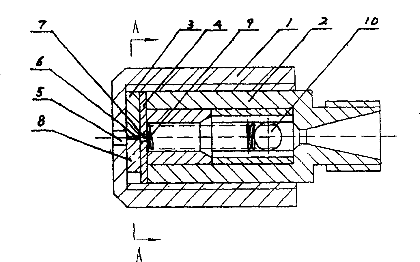 Inlaying-combination type oil sprayer