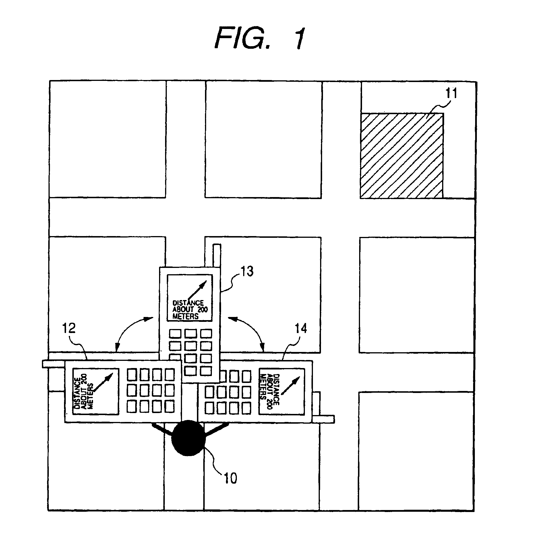 Portable terminal with the function of walking navigation