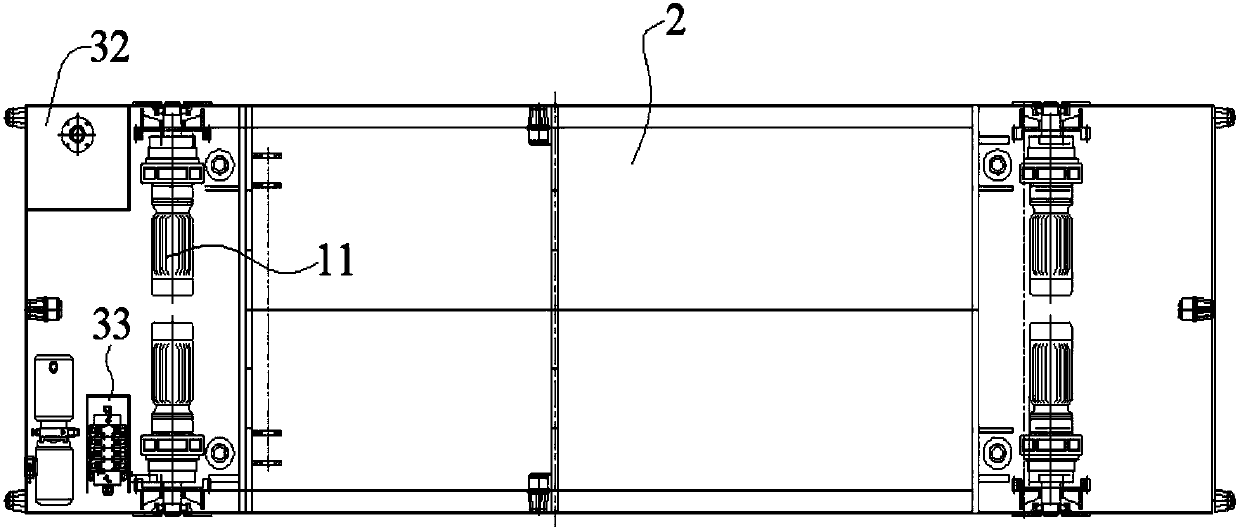 Electric driving track trolley