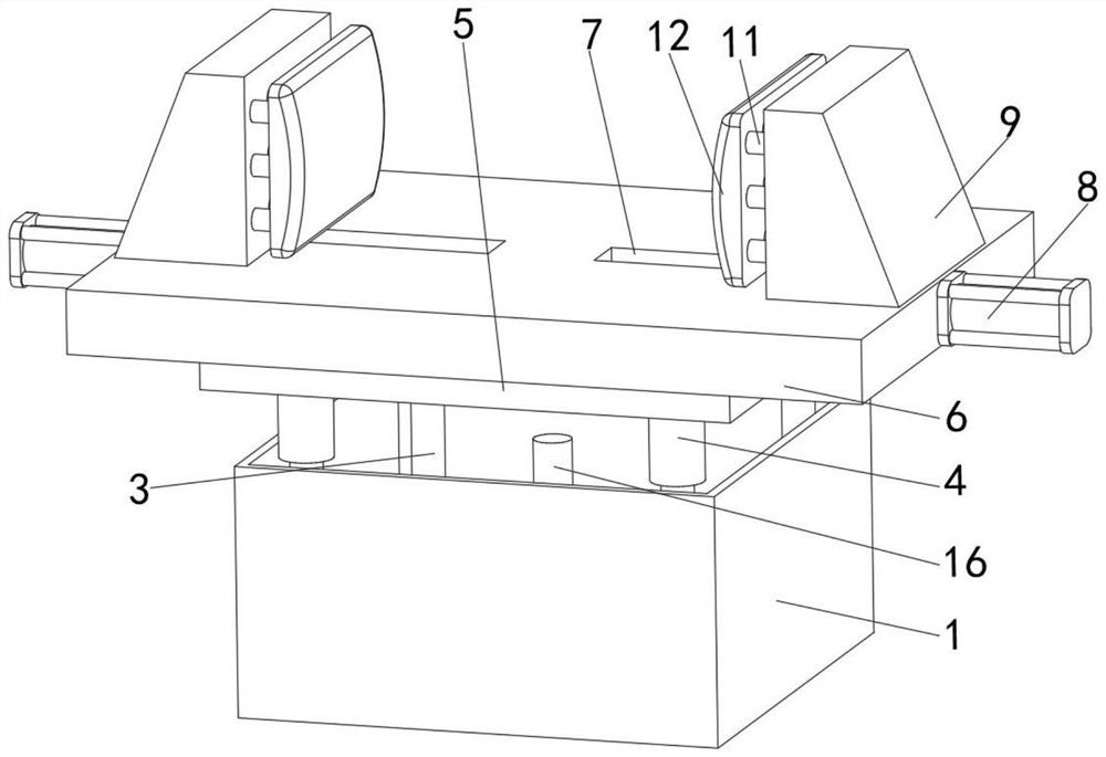 Positioning tool for compressor crankcase machining and machining positioning method