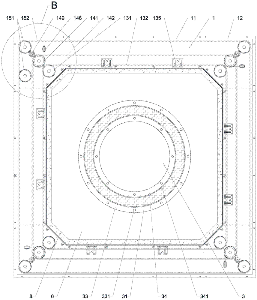 A built-in air conditioner indoor unit