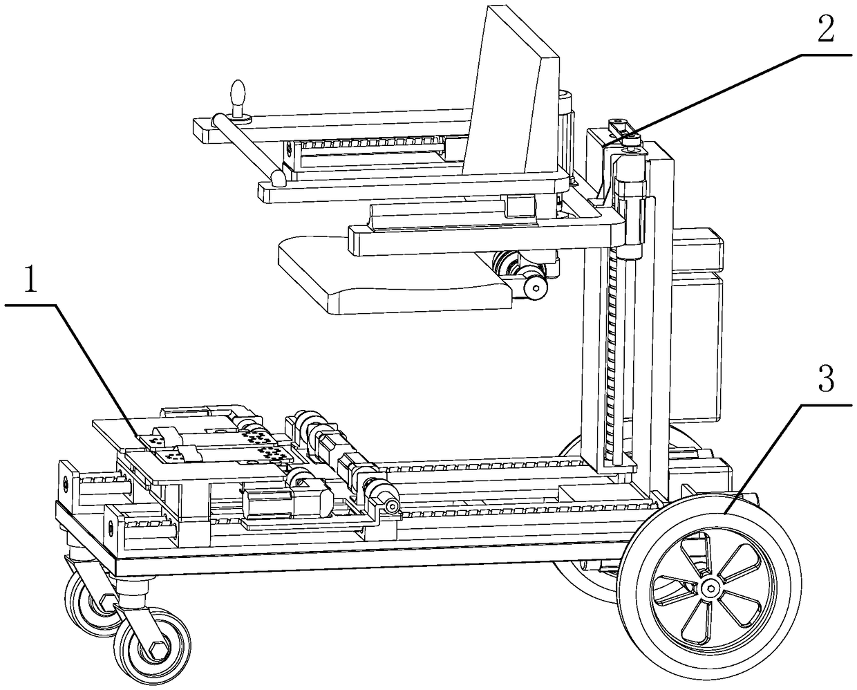 A multifunctional walking aid device