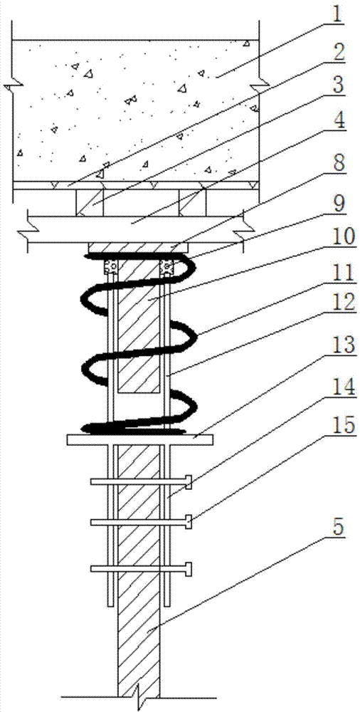 Construction method for casting prefabricated mass concrete beam by using special support devices