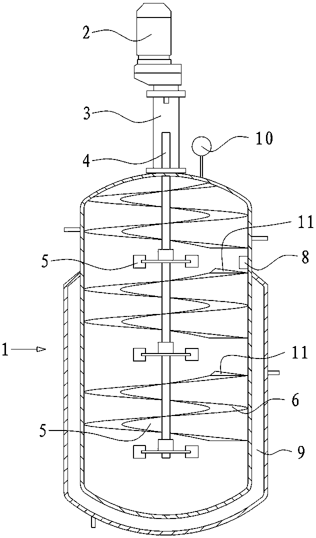 High-efficiency vertical fermentation tank