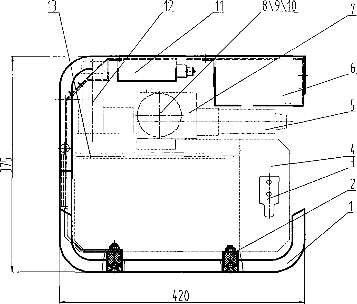 Hydraulic electric pump station