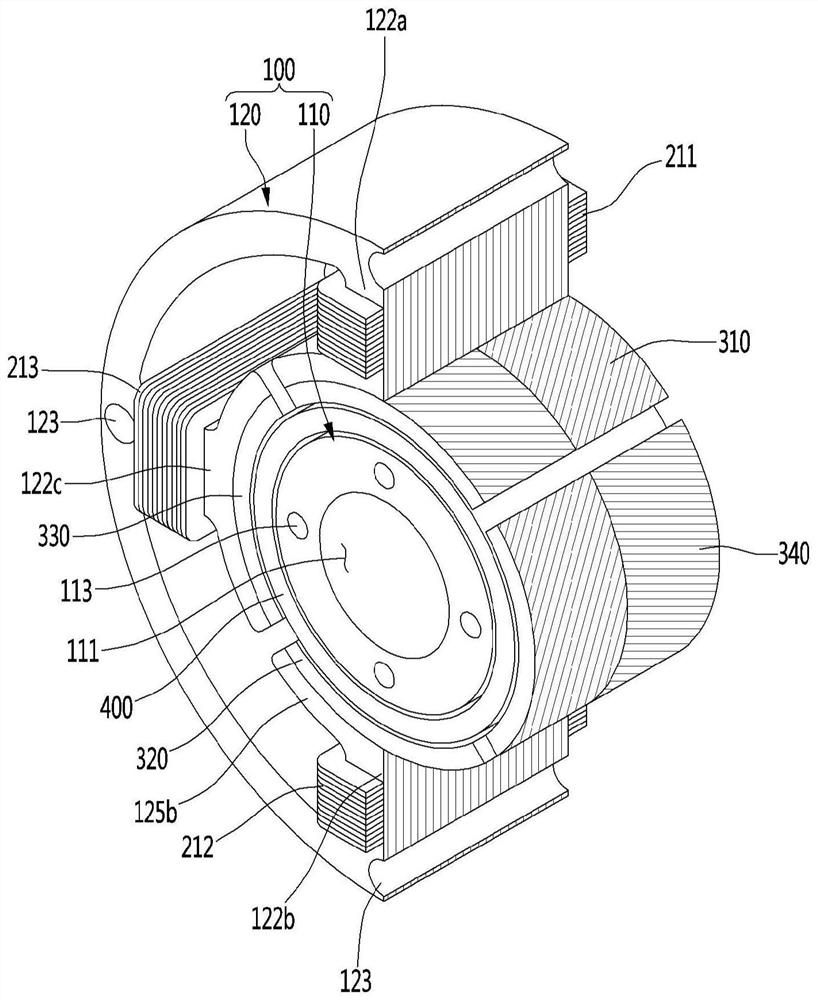 Transverse flux reciprocating motor and reciprocating compressor including the transverse flux reciprocating motor