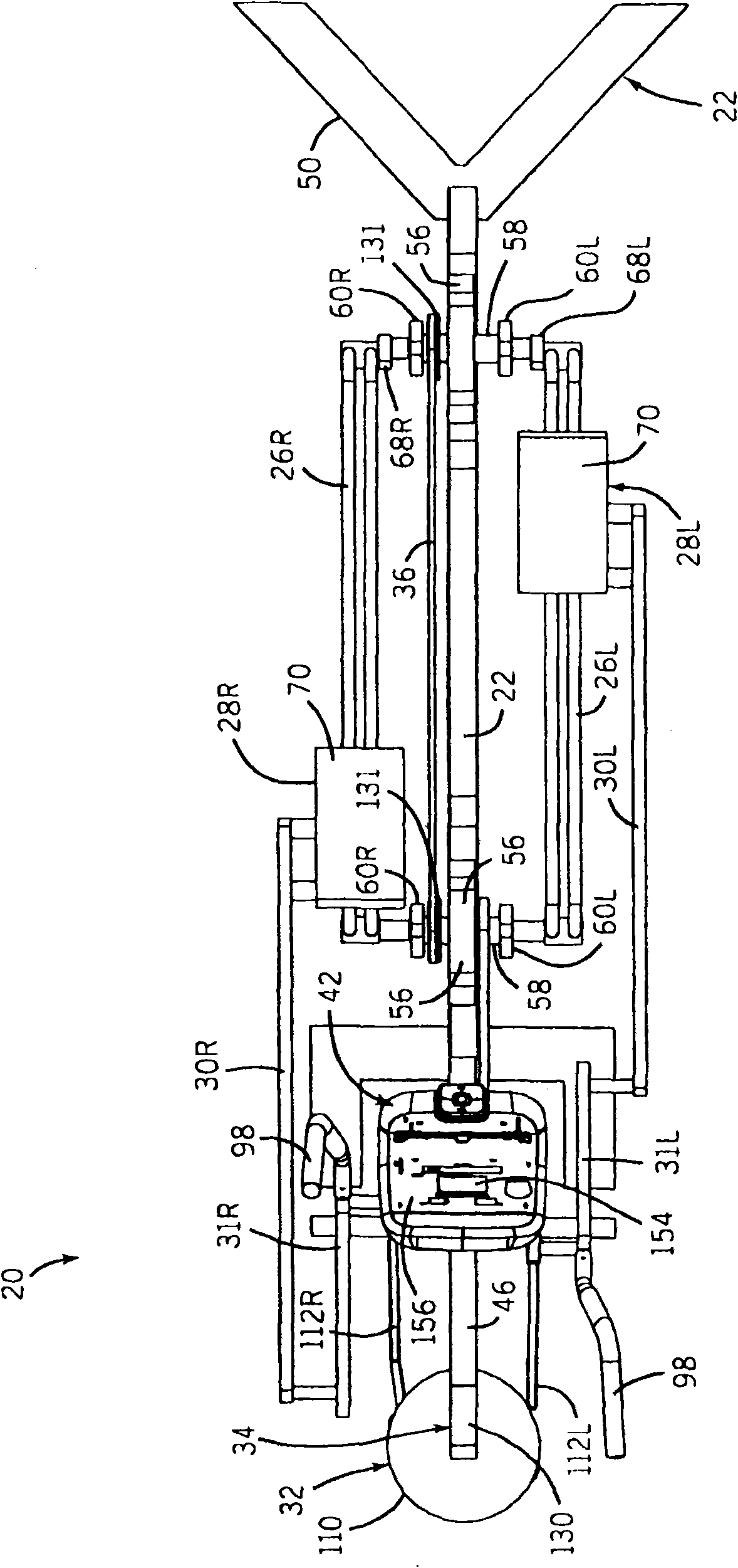 Adaptive motion exercise device with plural crank assemblies