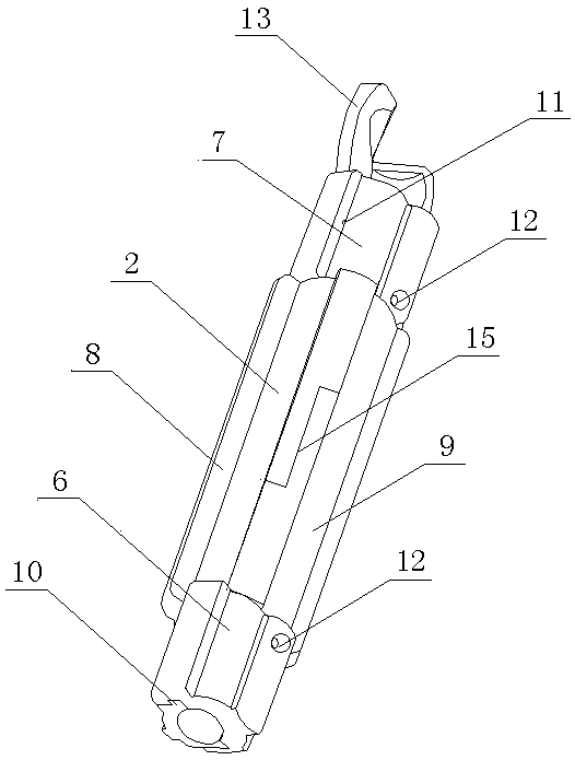 Sucker rod centering device capable of being conveniently dismounted and mounted