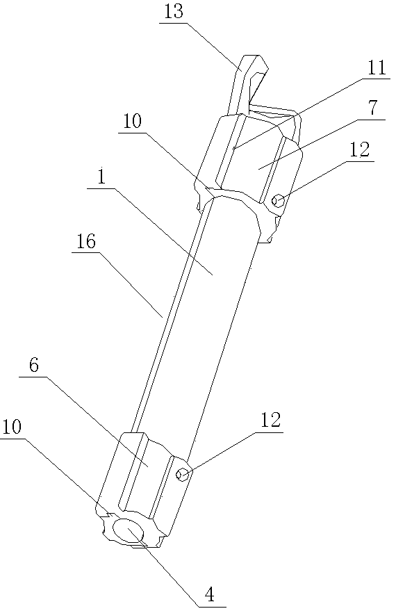 Sucker rod centering device capable of being conveniently dismounted and mounted