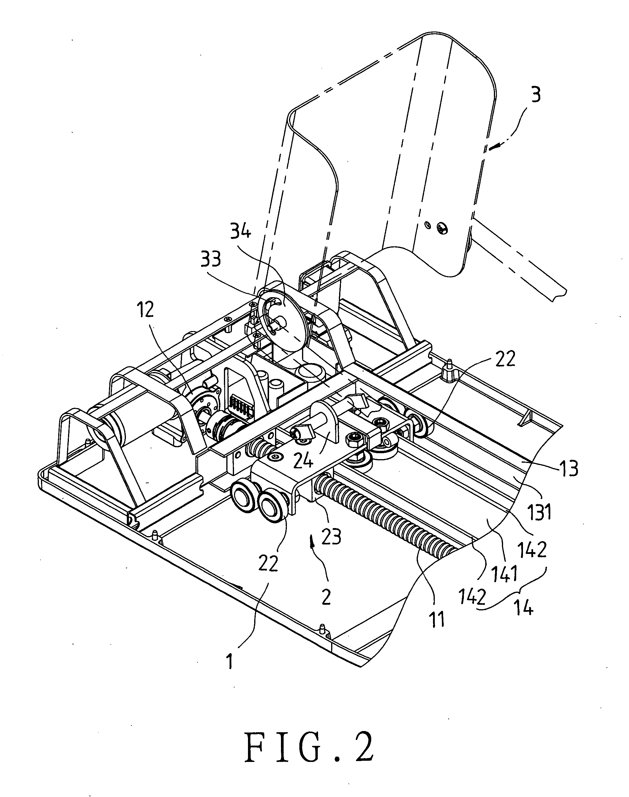 Physiotherapeutic apparatus for restoring lower limb function